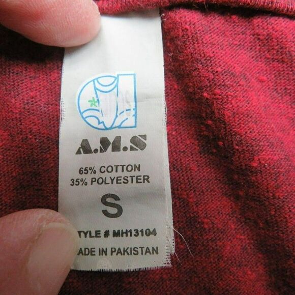 California Venice Beach Hoodie Sweatshirt Size Small Red Long Sleeve Logo - Picture 3 of 7